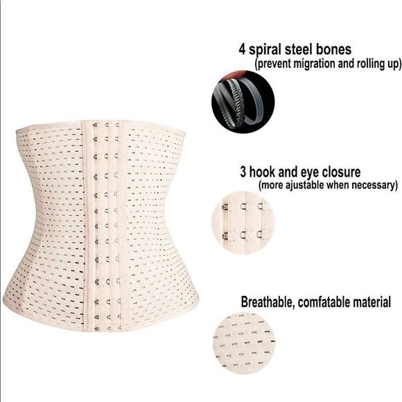 PWRBODY Hourglass Colombian Latex Waist Trainer - Picture 2 of 6